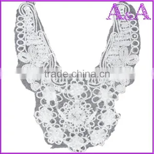 Water Soluble Lace 100% Cotton African Chemical Lace Collar for Shirt and Dress thumbnail-5