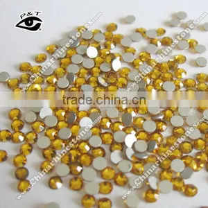 Non Hotfix DMC Rhinestone Ss12 Topaz Crystal for Dress Nail thumbnail-1