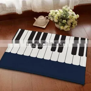 Personality Piano Carpet Bedroom Bedside Living Room Black And White Piano Children Pad Rug With Exquisite Handmade Wrapping thumbnail-3