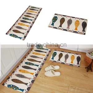 1Pc Multicolor Rugs Bedroom Kitchen Doormat Bathroom Toilet Mat Non- Slip Synthetic Plush Carpet Fit For Living Room Bedroom thumbnail-2