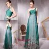 Elegant Affordable Retro Dark Green Evening Dresses 56610 thumbnail-1