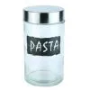Clear Glass Jars, Canister With Matal Llid thumbnail-1