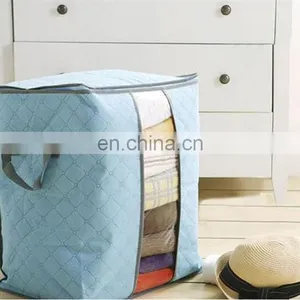 Large Clothes Bedding Duvet Zipped Pillows Non Woven Storage Bag Box thumbnail-2