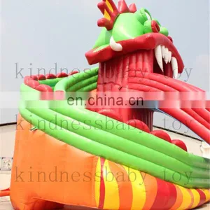 Inflatable Water Slide, Inflatable Dragon Water Slide With Pool for Sale thumbnail-5