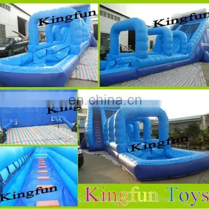 16L Giant Inflatable Wet Slide With Water Pool thumbnail-1