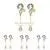 Diamond Pendant Earrings Latest Designs With Cheap Price thumbnail-6