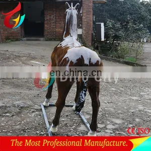 Lifesize Grass Horse Statues Horse Statue in Garden thumbnail-3