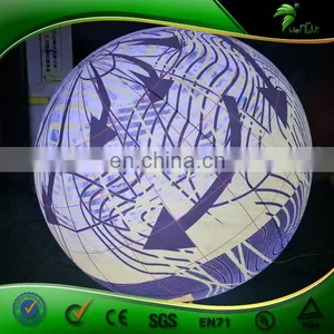 Giant Yellow Air Balloon Helium Balloon Party Decorative Led Lighting Balloon Custom LOGO Shape Helium Ball thumbnail-4