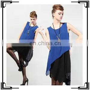 Wholesale Latest Fashion Sleeveless Two Piece Women Dress 2016 Dress thumbnail-6