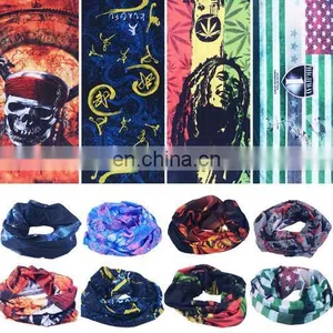 Fashion Cotton Digital Printing Custom Design Printed Multifunctional Bandana thumbnail-2