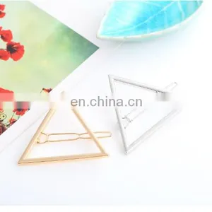Newest Alloy Hairpins Lip/Triangle/Circle/Moon Hair Pin Jewelry Hairgrips M Etal Hair Clip For Women Hairpin Hair Clip thumbnail-3