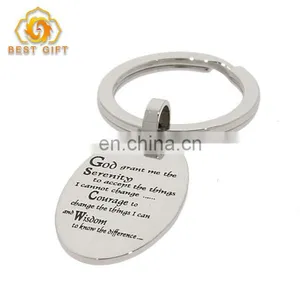Custom Shape Stainless Steel Dog Tag Key Chain thumbnail-5