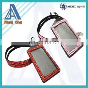 Black Horizontal or Vertical Rhinestone ID Badge Holder thumbnail-6