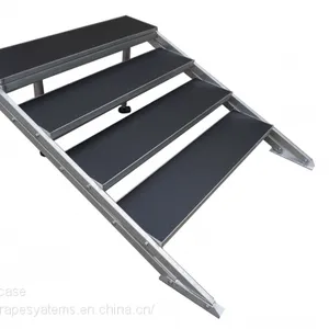 Plexiglass/Aluminum Used Portable Stage Craigslist With Stage Risers for Sale thumbnail-1