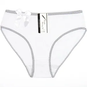 Yun Meng Ni Sexy Underwear Cute Bow Big Size 2XL/3XL/4XL Briefs Cotton Panties thumbnail-5