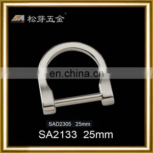 Custom Metal Accessories Openable D Ring, Detachable D Ring, Screw Ring thumbnail-1