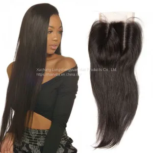 9A Indian Straight Human Virgin Hair Weave 3 Bundles With Lace Frontal thumbnail-5