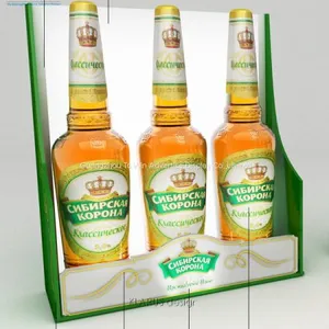 High Quality Glass Cabinet Acrylic Wine Display Box for Supermarket thumbnail-3