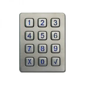3x4 Layout Metallic Keypad Digital Numeric Keypad for Industrial Area thumbnail-4