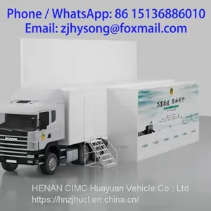 13 m Mobile LED Advertising Stage Truck thumbnail-4