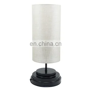 Factory Supply Good Price TC Cloth & Metal Material Decorative Hotel Bedroom Desk Light Led Table Lamp for Home Hotel Use thumbnail-2