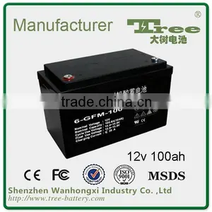 Maintenance Free 12V 100Ah UPS Battery for UPS Solar Communication System thumbnail-1