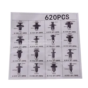 OEM PVC Custom Car Plastic Clips Push Type Rivet Retainer Fastener thumbnail-5