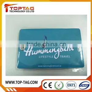 2015 Fashionable Custom Hard PVC Luggage Tag for Travelling Agency/airport thumbnail-2