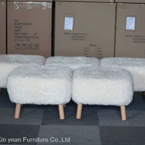2022 the Most Popular and Comfortable Petra Chair in Sheepskin Covering High End Wood Furniture Chairs thumbnail-5