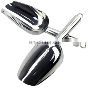 Bar Serving Ice Bucket Scoop, Coffee Bean Shovel Stainless Steel Ice Scoop thumbnail-5