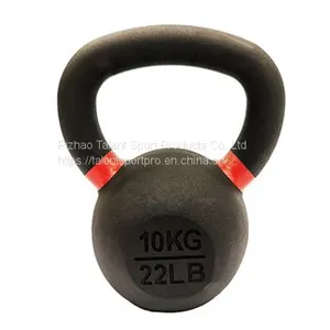 10kg Cast Iron Powder Coated Kettlebell thumbnail-1