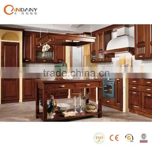 Hot Sale Open Style Misture-proof Board Kitchen Cabinet,kitchen Cabinet Wine Color thumbnail-1