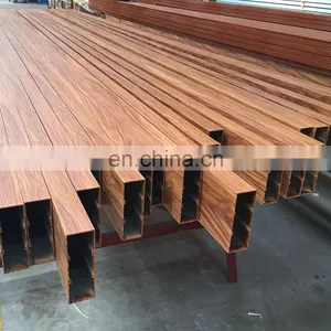 Sunroom Structure Aluminum Tube Profile Aluminum Wood GrainTransfer Profile Powder Coating Aluminium Extrusion thumbnail-1