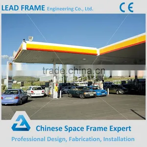 Economic Space Frame Steel Structure Petrol Station thumbnail-1