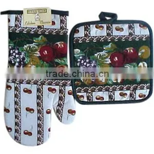 Oven Mitt & Potholder KITCHEN SET thumbnail-1