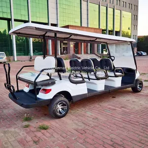 8 Person Golf Cart, Deluxe 8-seater Electric Golf Cart thumbnail-2