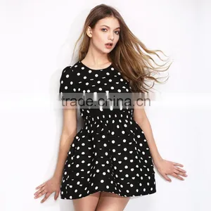 Women New Fashion Dress Short Sleeve Women Dresses Summer Casual Dress thumbnail-1