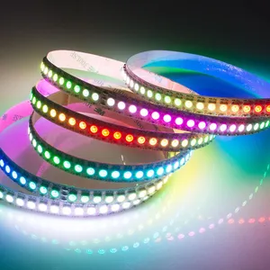Programmable Ws2812B Digital Rgb Led Strip Light Lc8812b 5v Smd5050 Colorful Addressable Led Strip Light thumbnail-3