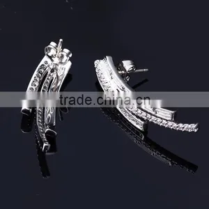 New Wholesale African Style Tassel Wedding Cubic Zirconia Costume Jewelry Set thumbnail-5