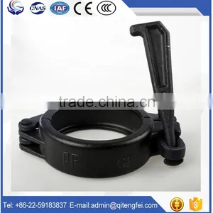 In Pipe Fittings Casting Iron One-bolt Clamp Coupling, Concrete Pump Metal Wedge Clamp Coupling thumbnail-3