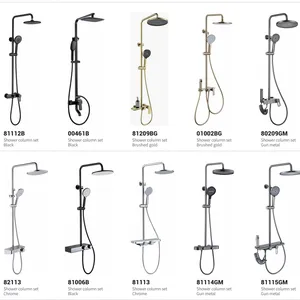 Can Increase the Pressure of the Water Flow Comfortable and Effective Enhance the Overall Aesthetics Shower System Series thumbnail-1
