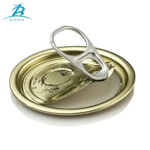 Wholesale Tinplate Lid Full Open End Metal Lid Easy Open Lid 401#99mm for Food Canning thumbnail-1