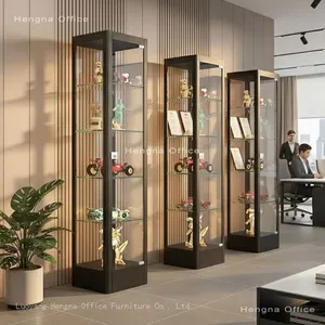 Custom Size Metal Display Case for Trophies | 3C Certified Tempered Glass & Lock | ODM/OEM thumbnail-2