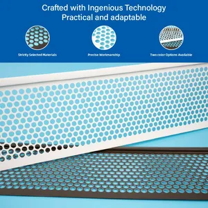 Leaf Filter PVC Gutter Protector Gutter Guard Rain Water Drainage Plastic PVC Gutter Cover thumbnail-3