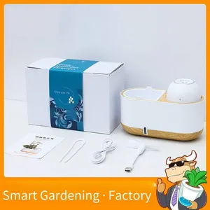 Smart Planting Flower Pot Humidifier, Manufacturer's Product, Business Gift, a Labor-saving Water-storage and Humidifying Gadget for the Lazy thumbnail-1