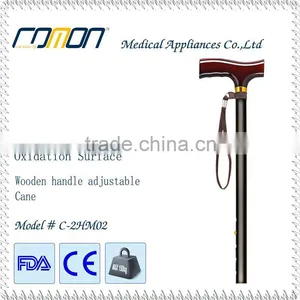 BALCK COLOR T HANDLE ALUMINUM ADJUSTABLE WALKING CANE thumbnail-1