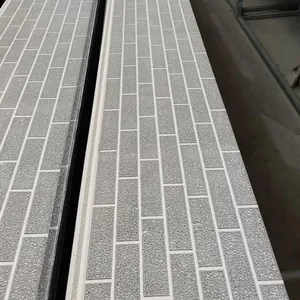 PU Foam Sandwich Panels Roof Fireproof Insulated Sandwich Wall Panel Building Boards of Metal Siding thumbnail-4