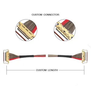 I-PEX 20633-220T-01S Micro Coaxial Cable Assembly 20-Pin LVDS EDP 0.4 Pitch thumbnail-4