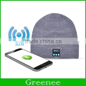 Hands Free Bluetooth Knit Hat Hands Free Talking Cap With Built in Bluetooth Wireless Speaker and Headset All in One thumbnail-1