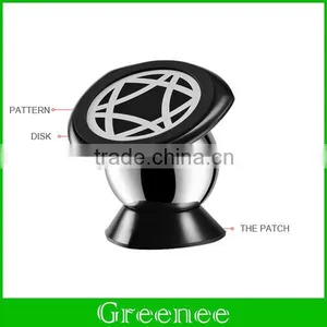 360 Degree Cell Phone Creative Car Mount/ Magnetic Cell Phone Holder/ Car Mount Phone Holder/Phone Plane Holder for Iphone thumbnail-1